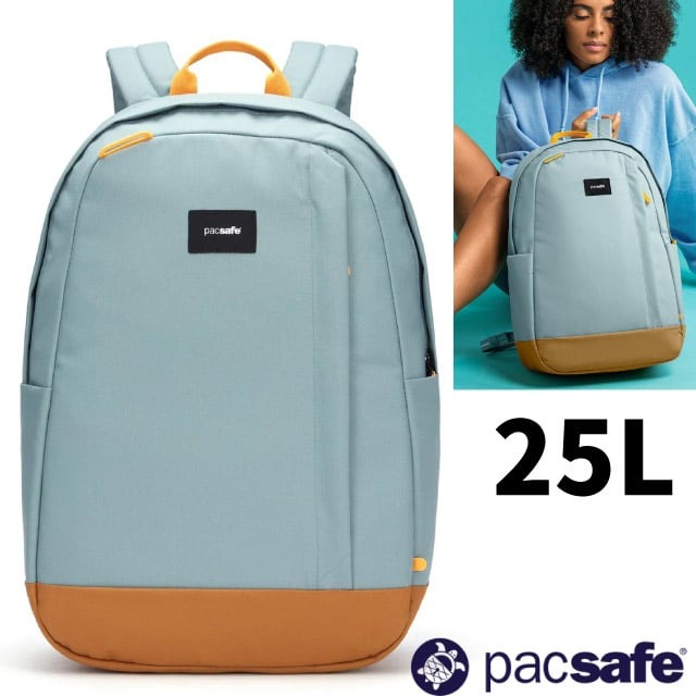 【Pacsafe】Go Anti-Theft 隨行防盜後背包25L.肩背包.電腦書包/35115528 沁心藍✿30E010